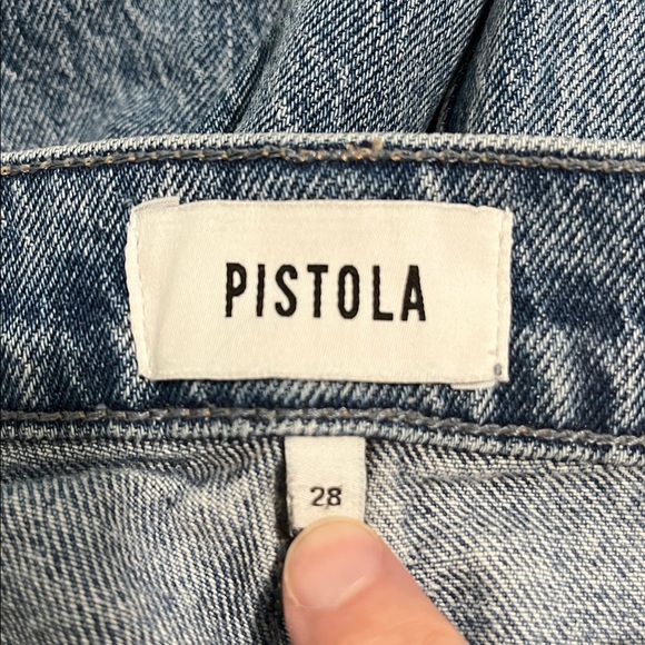 Pistola Lana Pintuck High Rise Wide Leg Jeans in Cannes size 28 - Picture 4 of 4